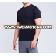 custom gym wear fitness clothing bodybuilding men's plain black t shirt printing