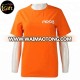 iGift Culture Shirt Work Student Clothes Printing LOGO Cotton Custom Orange T-shirt